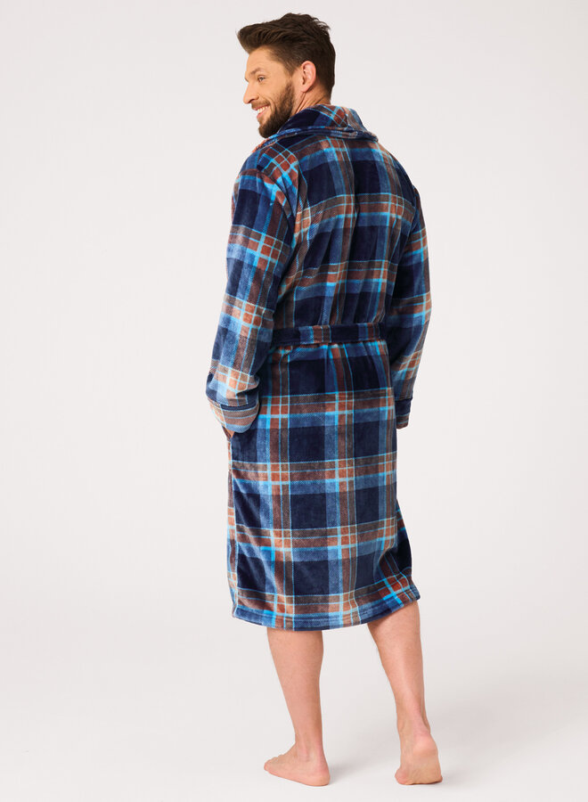 Kamerjas Mannen Blauw/Bruin MGL 431