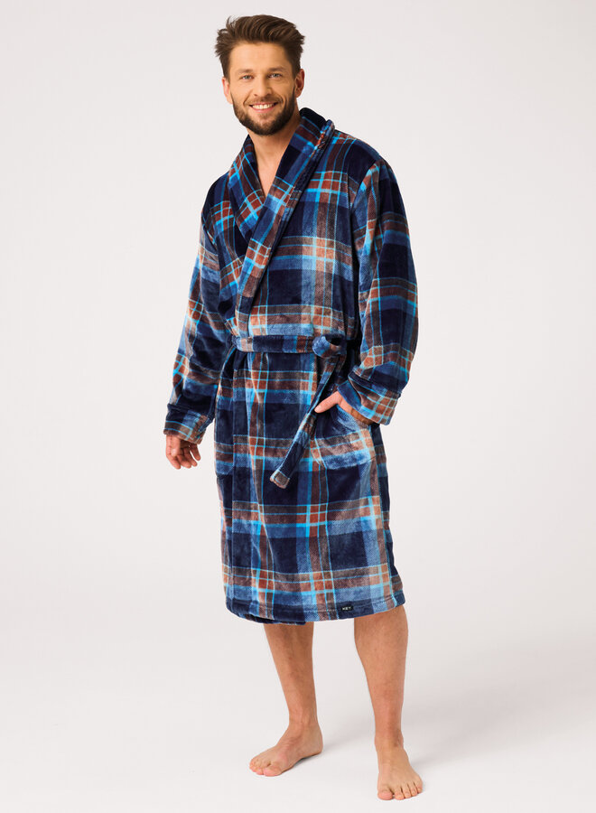 Kamerjas Mannen Blauw/Bruin MGL 431