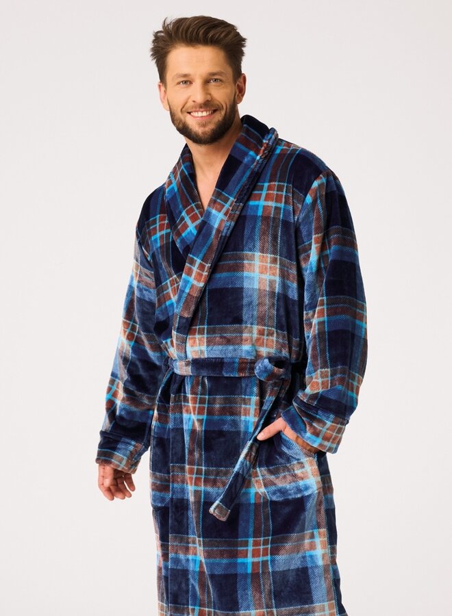 Kamerjas Mannen Blauw/Bruin MGL 431