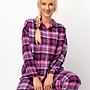 Pyjama Flanel Roze/Blauw LNS 490