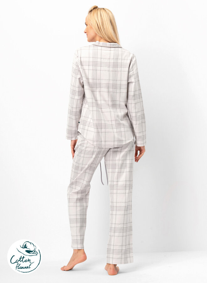 Pyjama Flanel Grijs LNS 401