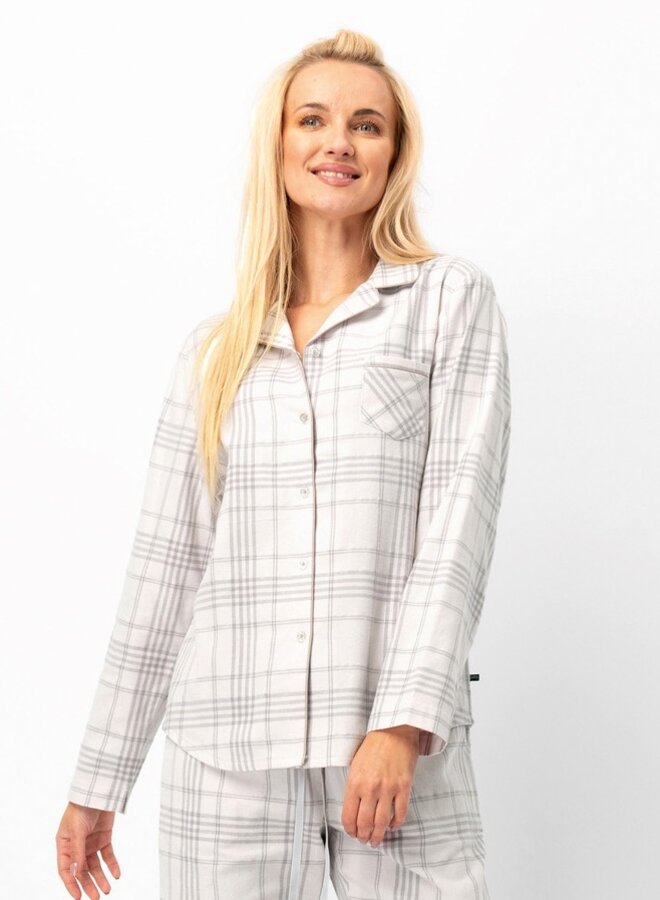 Pyjama Flanel Grijs LNS 401