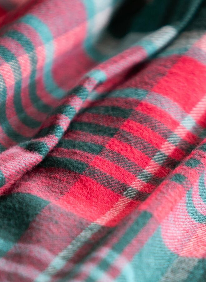 Pyjama Flanel Roze/Groen LNS 419