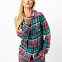 Pyjama Flanel Roze/Groen LNS 419
