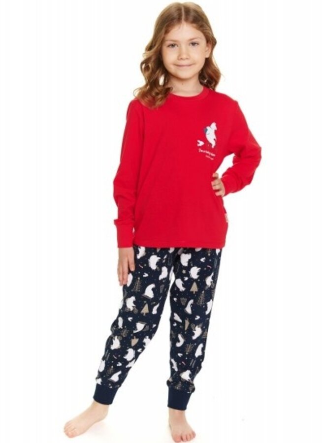 Pyjama voor kinderen Lucky Rood PDU.5264