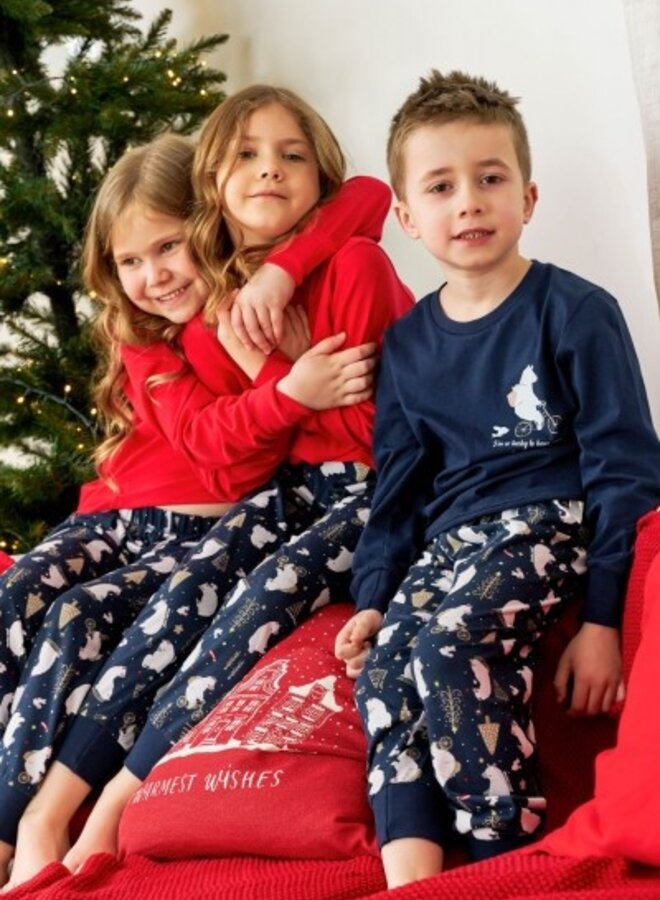 Pyjama voor kinderen Lucky Rood PDU.5264