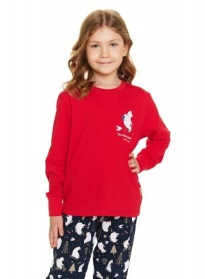 Pyjama voor kinderen Lucky Rood PDU.5264