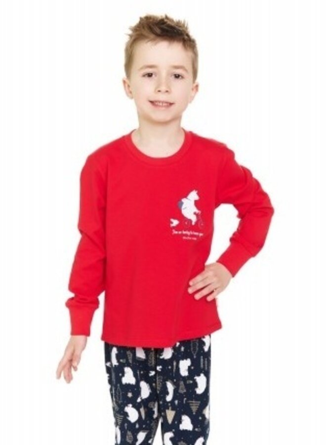 Pyjama voor kinderen Lucky Rood PDU.5264