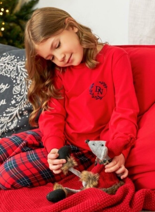 Familie Pyjama voor kinderen DN Rood PDU.7129