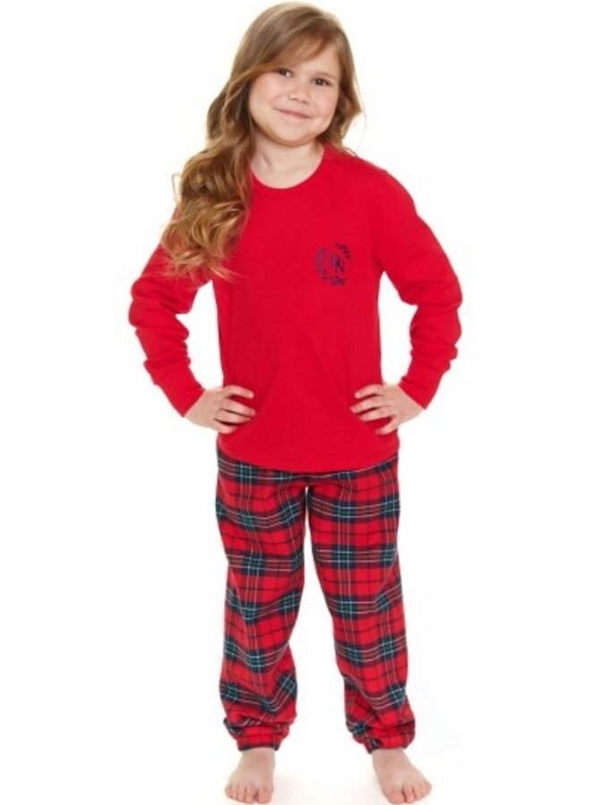 Familie Pyjama voor kinderen DN Rood PDU.7129