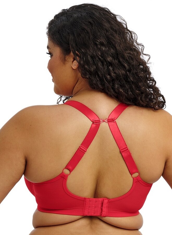 Tiernie Plunge Bh Red EL303334