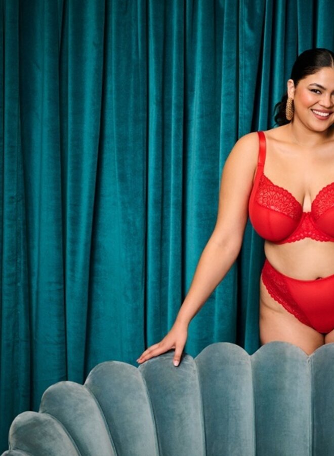 Tiernie Plunge Bh Red EL303334