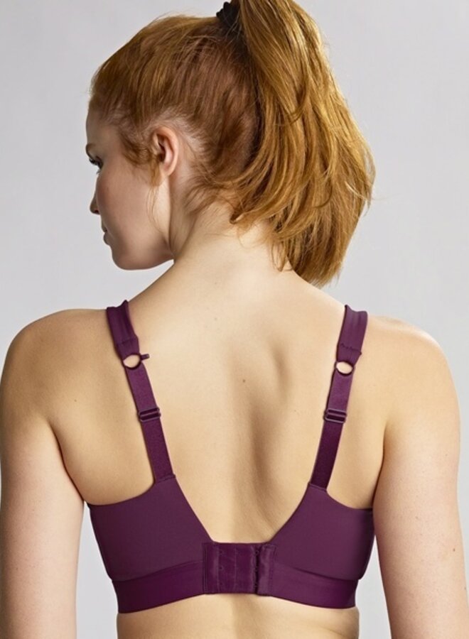 Niet-Voorgevormde Sport Bh met beugel Ultra Perform Endurance Berry/Chalk  5022