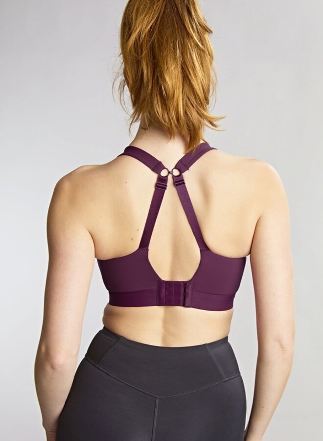 Niet-Voorgevormde Sport Bh met beugel Ultra Perform Endurance Berry/Chalk  5022