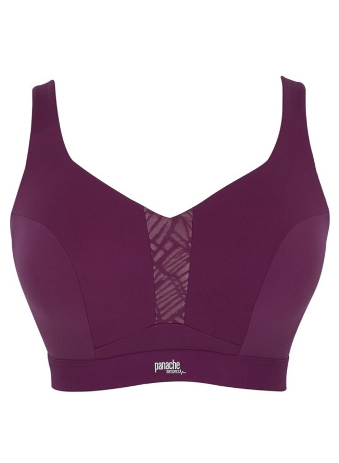 Niet-Voorgevormde Sport Bh met beugel Ultra Perform Endurance Berry/Chalk  5022