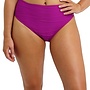 Hoge Bikini Slip Beach Waves Bright Fuchsia FS502278