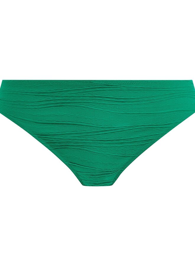 Bikini Slip Beach Waves Mid-Rise Tourmaline FS502272
