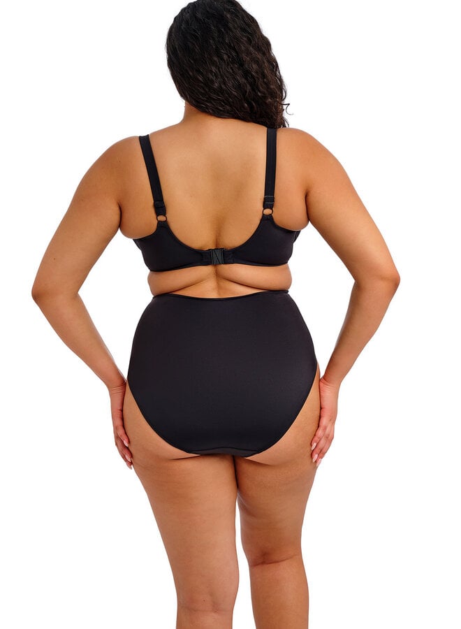 Hoge Bikini Slip Plain Sailing Zwart ES7286