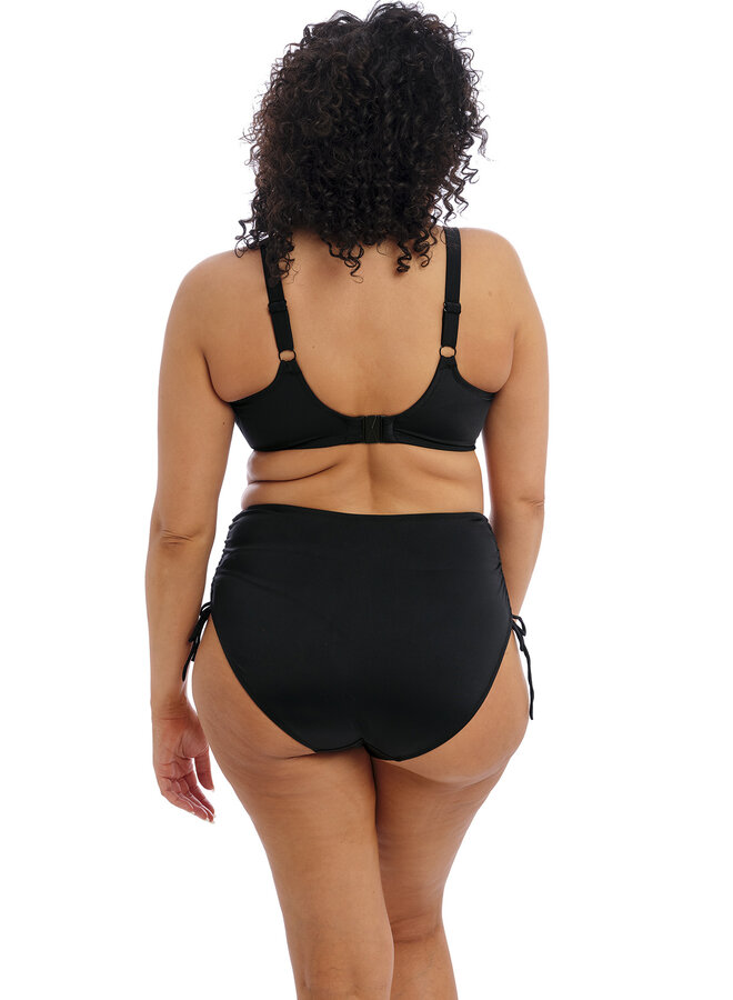 Bikini Slip Plain Sailing Adjustable Zwart ES7287