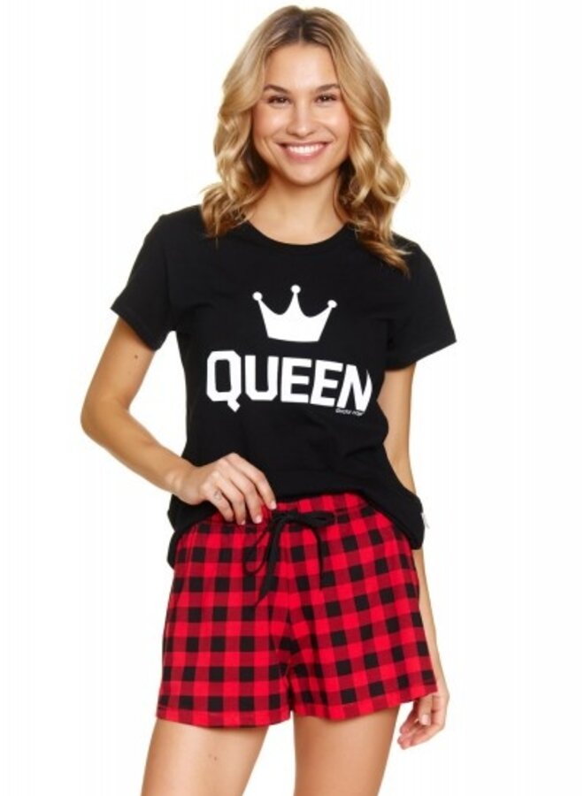Pyjama Queen Zwart Kort PM.9943