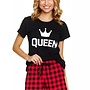 Pyjama Queen Zwart Kort PM.9943