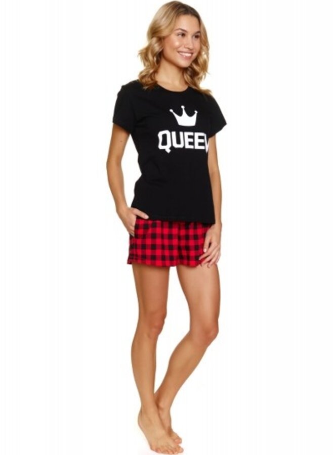Pyjama Queen Zwart Kort PM.9943