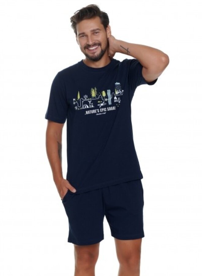 Pyjama voor heren Outdoor Navy Blue PMB.5355