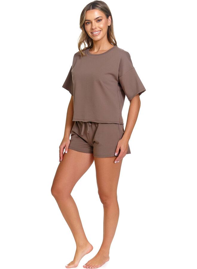 Pyjama / Huispak Mocha Mousse SET.7450