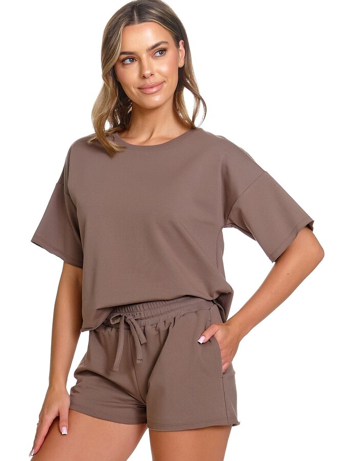 Pyjama / Huispak Mocha Mousse SET.7450