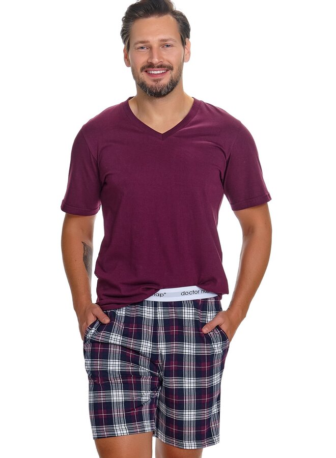 Pyjama voor heren Burgundy PMB.7476