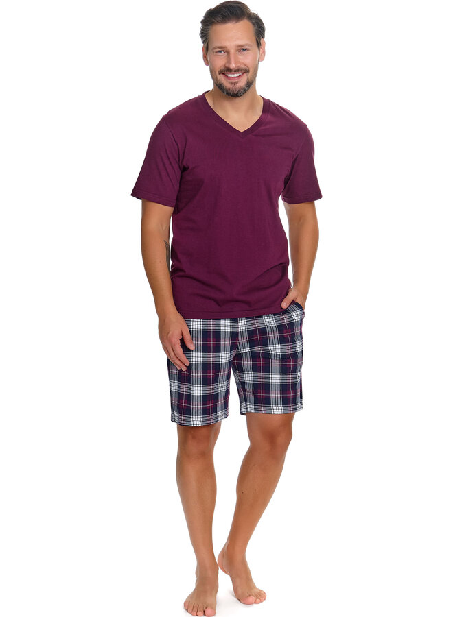 Pyjama voor heren Burgundy PMB.7476