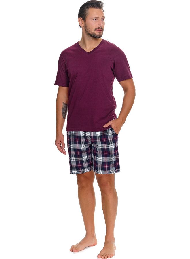 Pyjama voor heren Burgundy PMB.7476