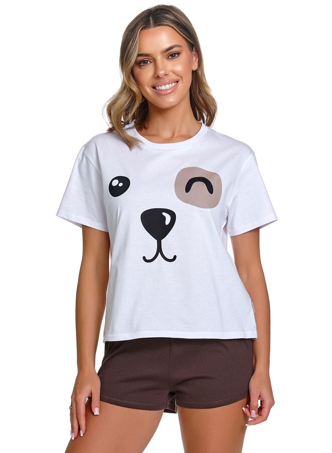 Familie Pyjama voor mama  Hondje Brownie PM.7409