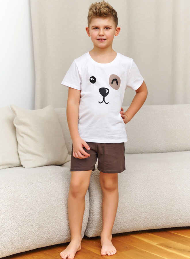 Familie Pyjama voor kinderen Hondje Brownie PDU.7411