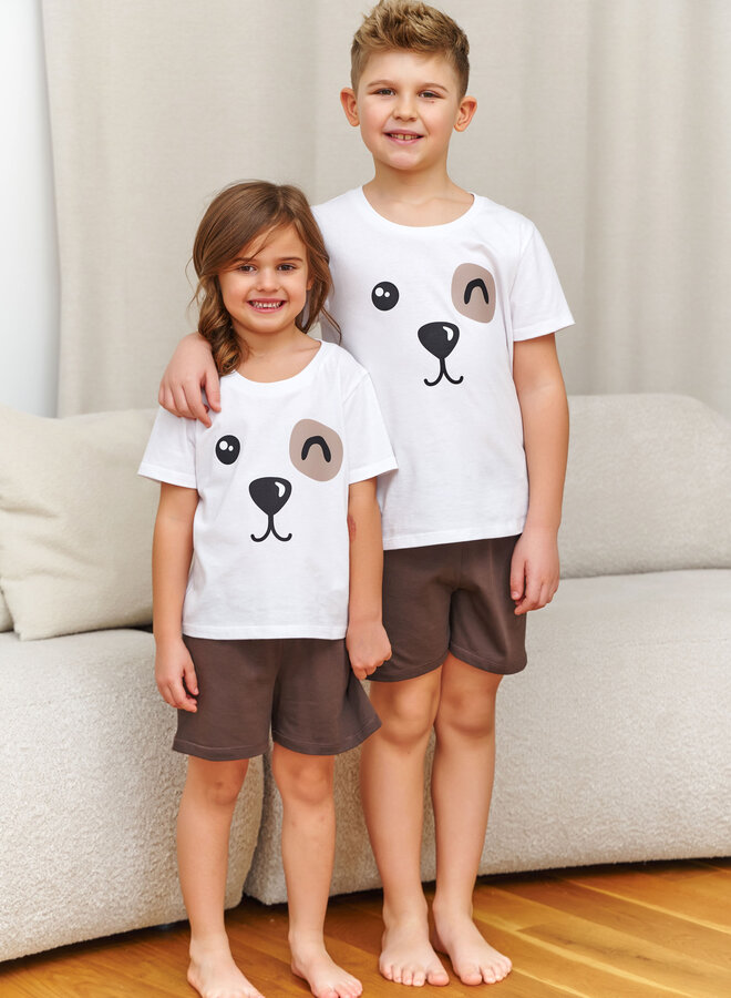 Familie Pyjama voor kinderen Hondje Brownie PDU.7411