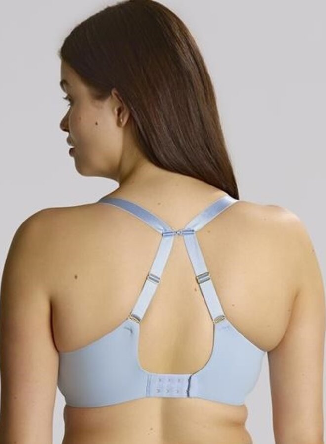 Sophia Plunge Bh Dusky Blue 11196