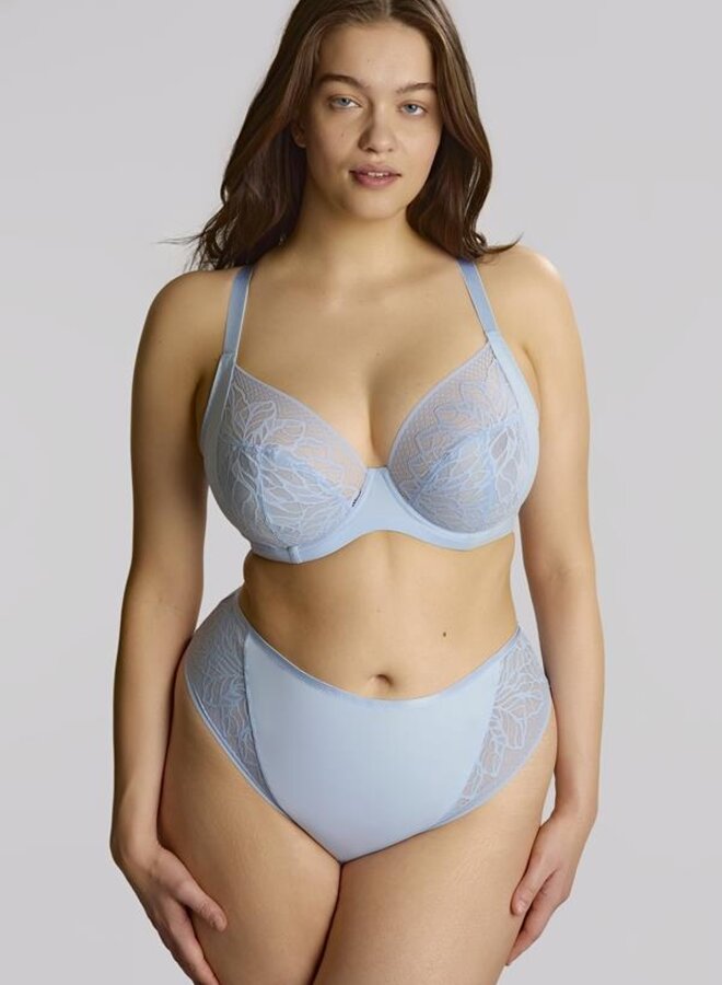 Sophia Plunge Bh Dusky Blue 11196