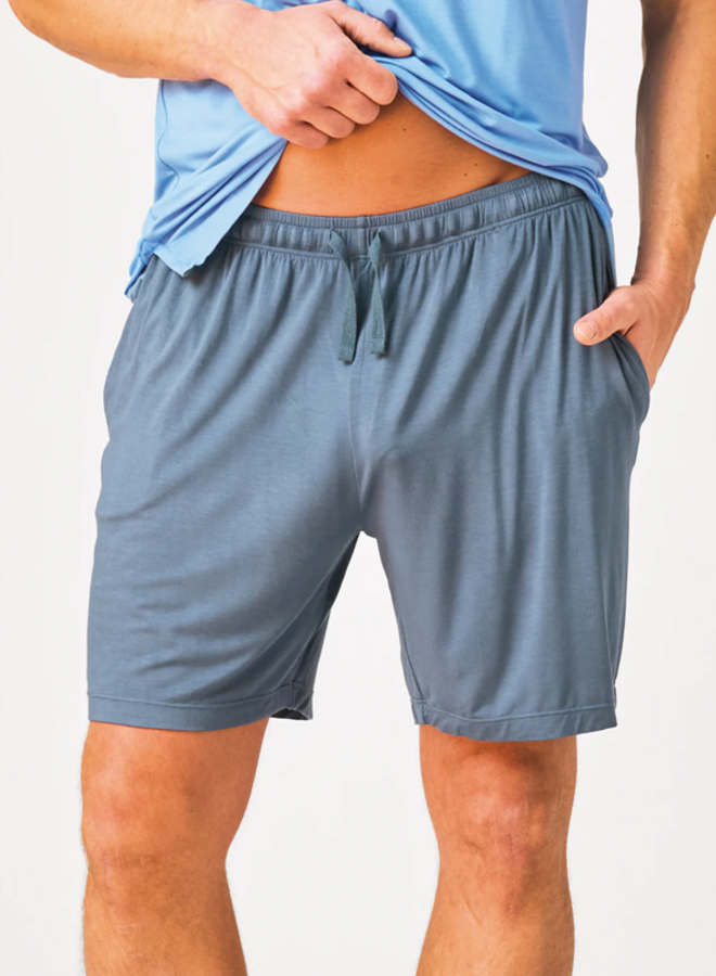 Pyjama voor heren Bamboo Blauw/Grijs MNS 737