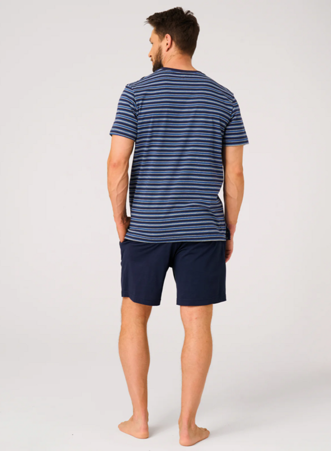 Pyjama voor heren Katoen Blauw MNS 329