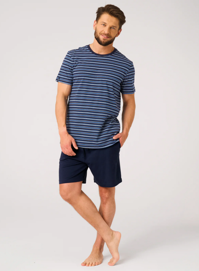 Pyjama voor heren Katoen Blauw MNS 329