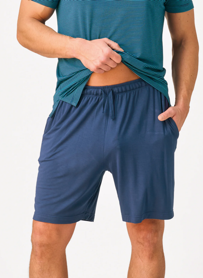 Pyjama voor heren Bamboo Turquoise/Blauw MNS 320