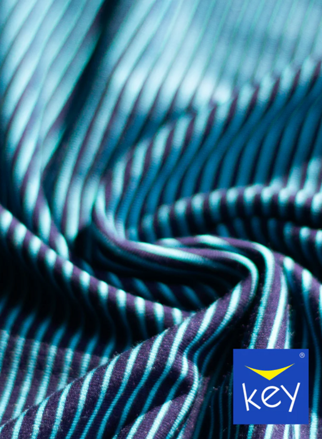 Pyjama voor heren Bamboo Turquoise/Blauw MNS 320