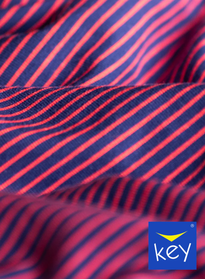 Pyjama voor heren Bamboo Rood/Blauw MNS 319