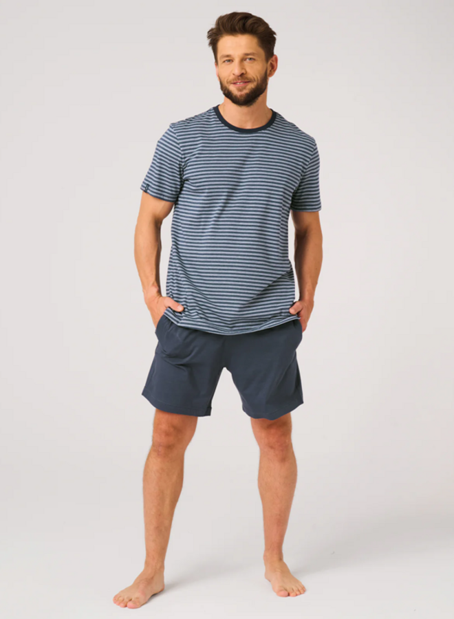 Pyjama voor heren Katoen Blauw MNS 310