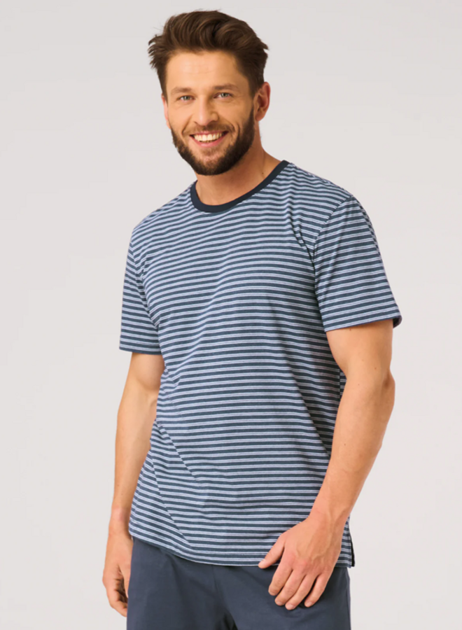 Pyjama voor heren Katoen Blauw MNS 310