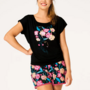 Pyjama Bamboe Zwart LNS 560