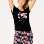 Pyjama Bamboe Zwart LNS 516