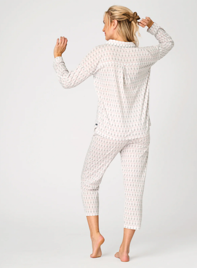 Pyjama Katoen Ecru LNS 879