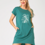 Nachthemd Katoen Turquoise LND 741