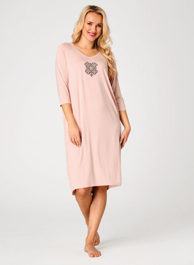 Nachthemd Viscose Perzik LND 731